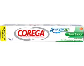 Corega Creme fixador para prótese dentária sem sabor - 70g