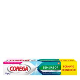 Corega Creme fixador para prótese dentária sem sabor - 70g