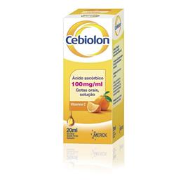 Cebiolon solução oral 100 mg/ml - frasco conta-gotas com 20 ml