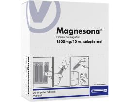 Magnesona 1500 mg/10 ml Ampola - 20 unidade(s) - 10 ml