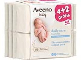 Aveeno Pack Baby Toalhitas 6×72 Toalhitas