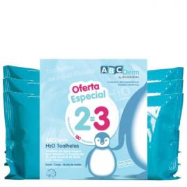Bioderma Toalhetes ABCDerm H2O 3x60 Un.