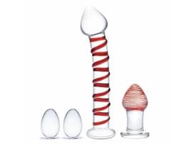 Dildo Glas Mr. Swirly Set