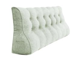 Almofada VERCART de Linho 25 x180 x55 cm Branco