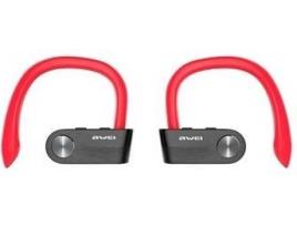 Auriculares Bluetooth True Wireless AWEI TWS T2 (In Ear - Microfone - Vermelho)