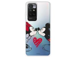 Capa para XIAOMI Redmi 10 Oficial De Disney Mickey Y Minnie Beso Clásicos Disney XIAOMI Transparente