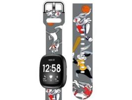 Bracelete Silicone Suave Personalizada Fitbit by Google Versa Bugs Bunny