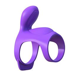 ANEL VIBRATÓRIO FANTASY C-RINGZ PARA CASAIS ULTIMATE CAGE ROXO