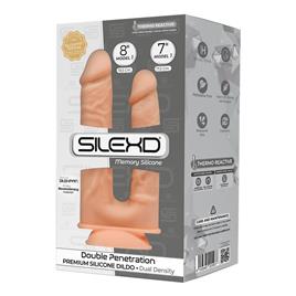 DILDO NATURAL DUPLO PENETRANTE DE DUPLA DENSIDADE