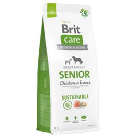 Brit Care Dog Sustainable Senior frango e insetos - 12 kg