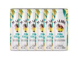 Licor MALIBÚ Malibú Piña Colada 25 Cl (0.25 L - 6 unidades)