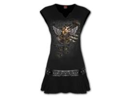 Vestido Steam Punk Ripped  SPIRAL (M - Viscose - Preto)