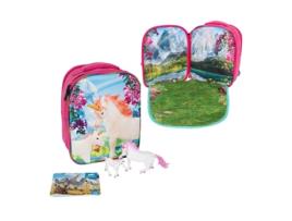 Mochila DIVER Unicornios 3D Jr.C/2 Fig.Uniciornio Y Unicornio Baby