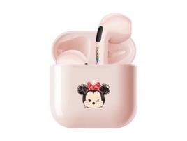 Auriculares Sem Fio Disney Minnie Mouse Bluetooth In-Ear Music Earbuds 5.0