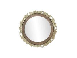 Espelho de Parede DKD HOME DECOR 59446 (Castanho - 2.50x78.50x78.50cm)