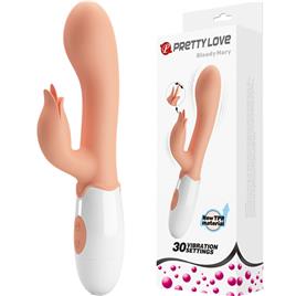 PRETTY LOVE - VIBRADOR BLOODY MARY COM ESTIMULADOR