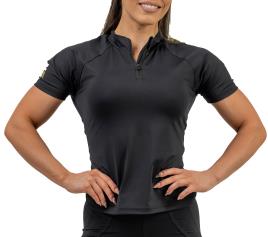 T-shirt Nebbia NEBBIA Women s Compression Zipper Shirt INTENSE Ultimate Gold