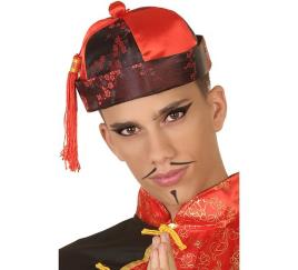 Tampão vermelho chinês com borla