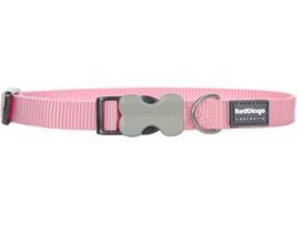 Coleira para Cães  Liso Rosa (2 x 30-47 cm)