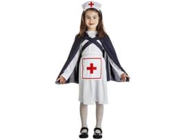 Fato de Menina  Enfermeira Do Exército (Tam: 5 a 6 anos)