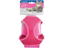 Peitoral para Gatos ANCOL (Rosa - M - Porte Médio)