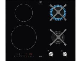 Placa de Gás e Indução ELECTROLUX EGD6576NOK (Gás Natural e Elétrica - 59 cm - preto)