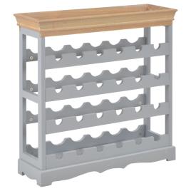 Garrafeira  70x22,5x70,5 cm MDF cinzento