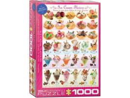 Puzzle 2D  Ice Cream Flavours 1000 pcs (1000 peças)