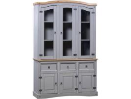 Aparador VIDAXL Corona pinho mexicano cinzento