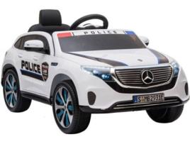 Carro Elétrico  Mercedes EQC 400 Polícia (Idade Mínima: 3 - Branco)