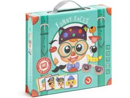 Puzzle Magnético  Magnetic Funny Faces (Idade Minima: 3 Anos - 72 Peças)