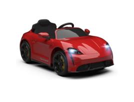 Carro INJUSA Carro Porsche Taycan 12V Vermelho (Idade Mínima Recomendada: 2 anos)