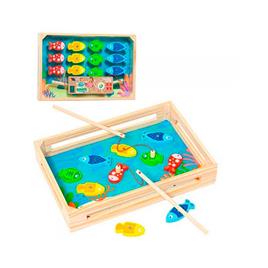 Jogo de Pesca de Madeira