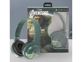 Auriculares Over-Ear Bluetooth 5.0 Universais Marvel Hulk