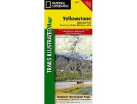 Livro yellowstone national park de national geographic maps (inglês)