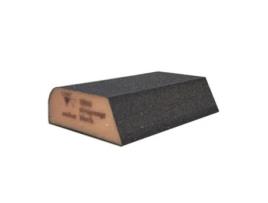 Caixa 100 blocos de lixar 4 faces 68X97X27 Mm (Laranja Médio)