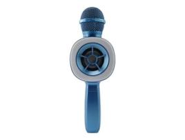 Microfone TOPK Karaoke Hsl Azul