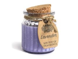 Pote de Vela de Cera de Soja- Lavanda 7X5X5 Cm