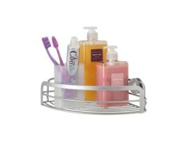Viva Series 1-Level Bathroom Canto METALTEX Unit Polytherm Silver Finish