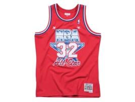 Camisola para Homem MITCHELL & NESS Vermelho (Tam: L)