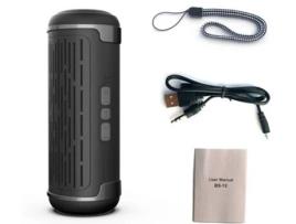 Coluna Bluetooth WELUOT BS-12 (6W - Autonomia: até 6 h)