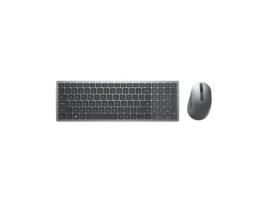 Teclado DELL Km7120W (Wireless - Nórdico - Cinzento) + Rato