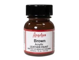 Tinta Couro e pele sintética Angelus 29,5 Ml (Castanho)
