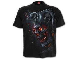 T-shirt Death Embers  SPIRAL (XXL - Algod?o - Preto)