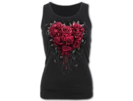 T-shirt Bleeding Heart  SPIRAL (XL - Algod?o - Preto)