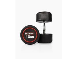 Conjunto de 2 Halteres BOOMFIT Redondos de Musculação (40 Kg)