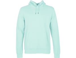 Camisola com Capuz Colorful Standard Classic Organic Light Aqua (Tam: L)