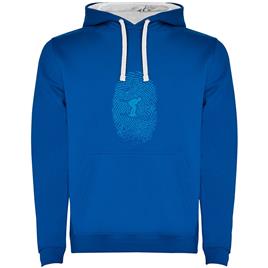 Kruskis Skier Fingerprint Two-colour Hoodie  L Homem