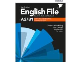 Livro English File Pre-Intermediate Student S Workbook Without Key With Online Practice Workbook Fourth Edition