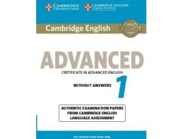 Livro Cambridge English Advanced 1 for Revised Exam from 2015 Students Book without Answers